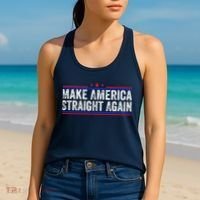 Make America Straight Again Women's Tank Top thumb 2