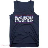Make America Straight Again Tank Top thumb 0