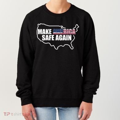 Make America Safe Again Flag Women's Sweatshirt