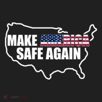 Make America Safe Again Flag Women's Sweatshirt thumb 2