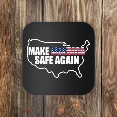 Make America Safe Again Flag Coaster