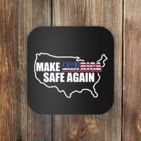 Make America Safe Again Flag Coaster thumb 0
