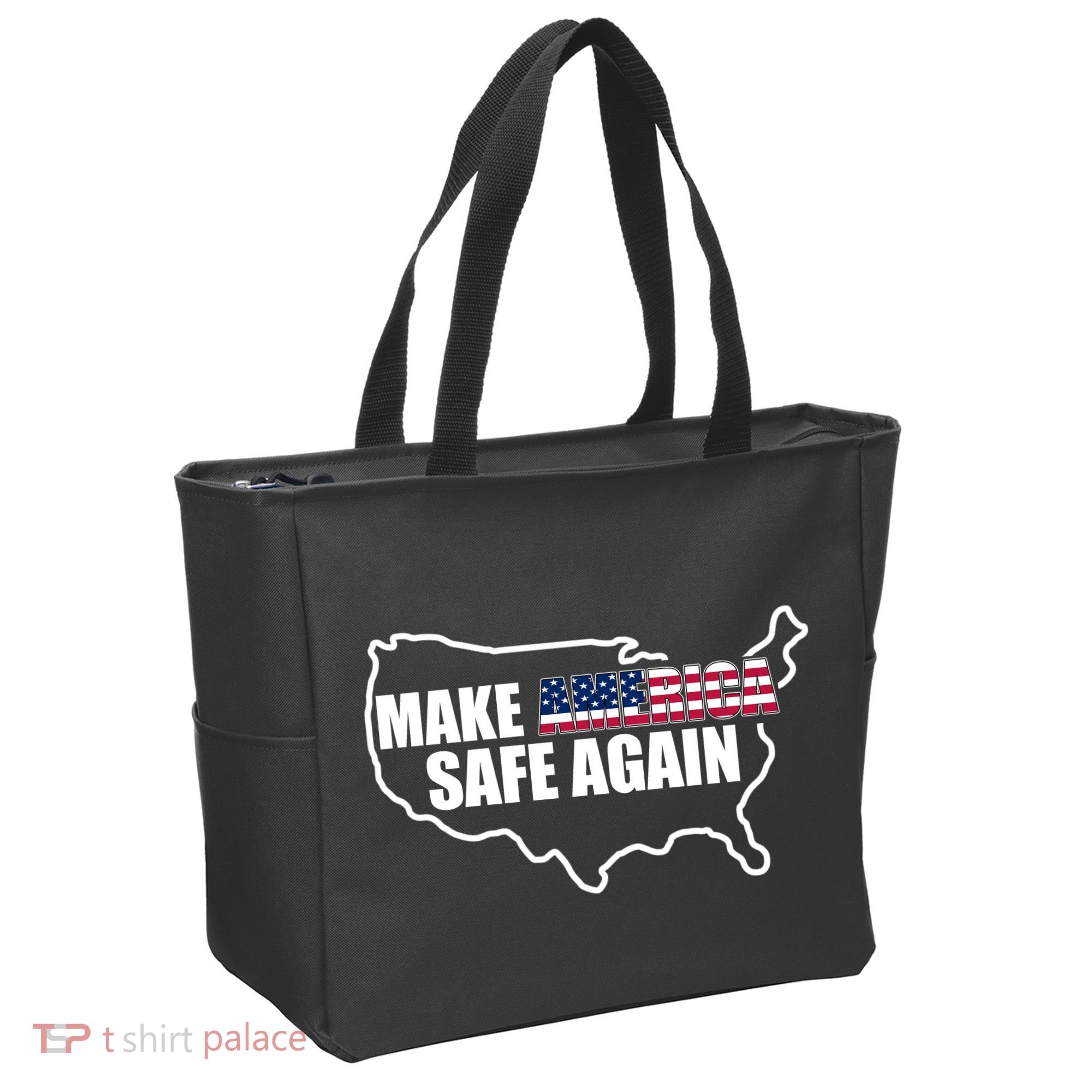 Make America Safe Again Flag Tote Bag