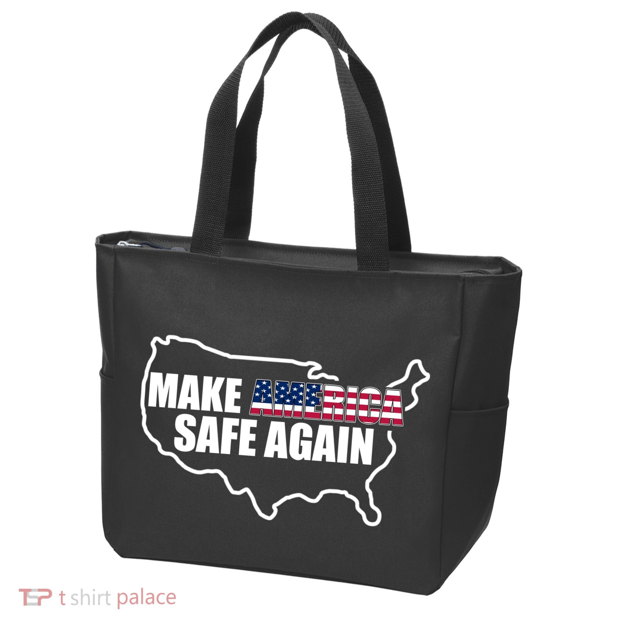 Make America Safe Again Flag Tote Bag