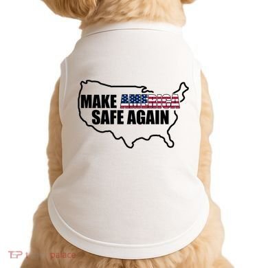 Make America Safe Again Flag Doggie Tank