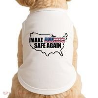 Make America Safe Again Flag Doggie Tank thumb 0