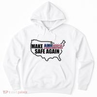 Make America Safe Again Flag Hoodie thumb 0