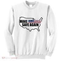 Make America Safe Again Flag Sweatshirt thumb 0