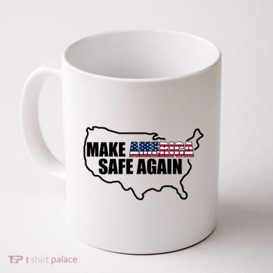 Make America Safe Again Flag Coffee Mug