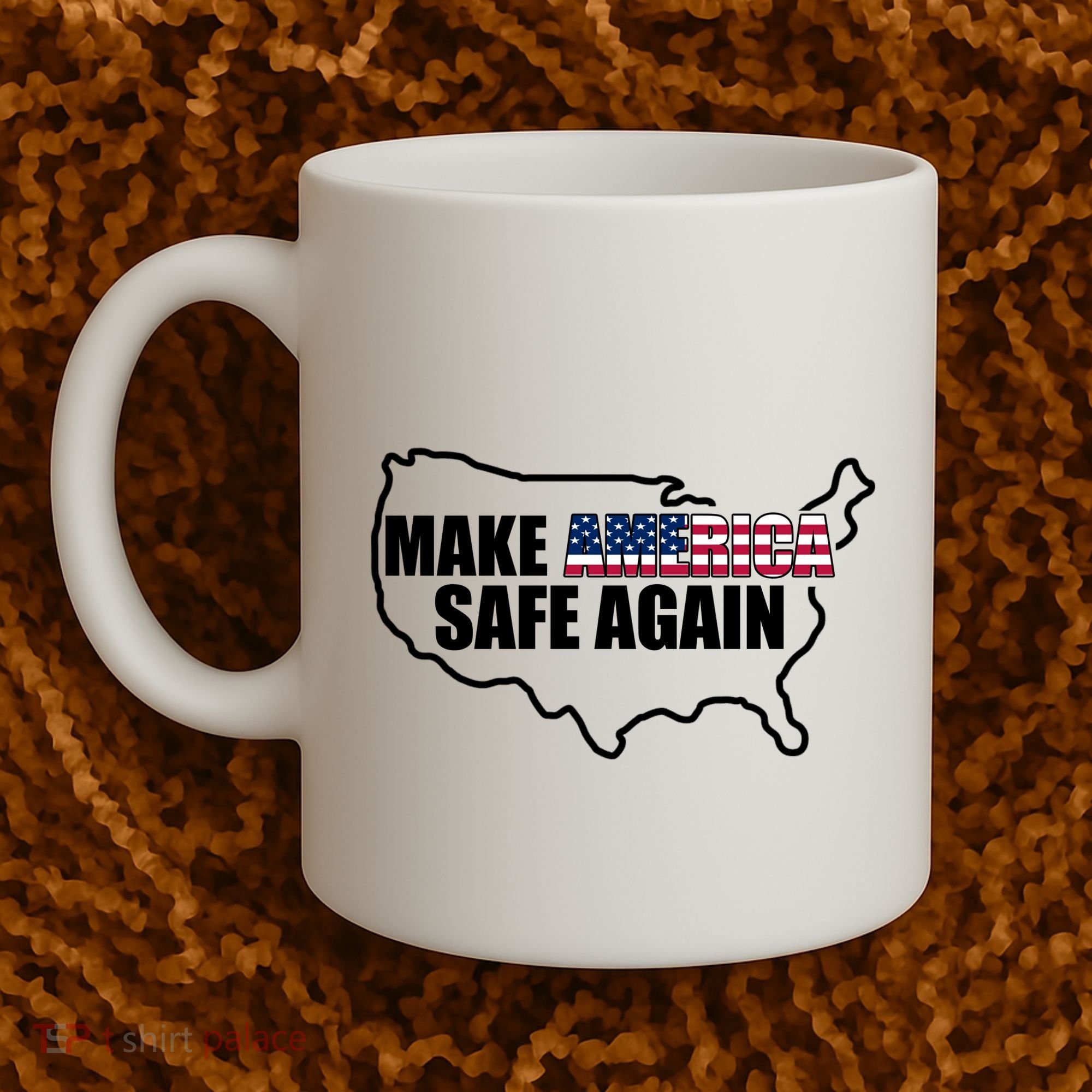 Make America Safe Again Flag Coffee Mug