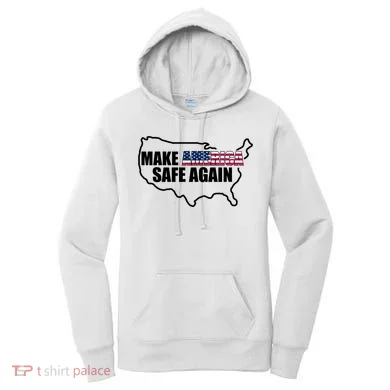 Make America Safe Again Flag Women's Hoodie