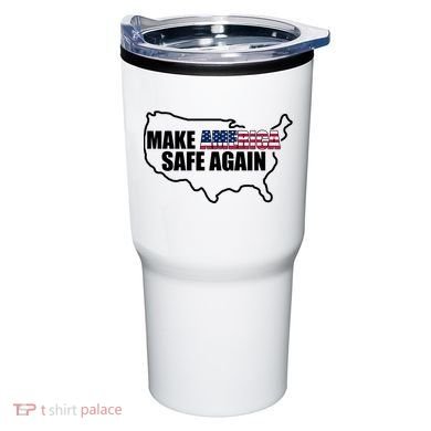 Make America Safe Again Flag Tumbler