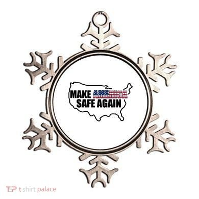 Make America Safe Again Flag Ornament