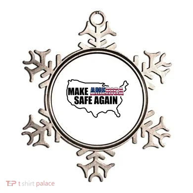 Make America Safe Again Flag Ornament