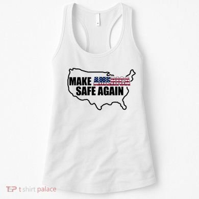 Make America Safe Again Flag Women's Tank Top