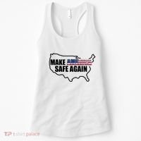 Make America Safe Again Flag Women's Tank Top thumb 0