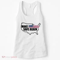 Make America Safe Again Flag Women's Tank Top thumb 0