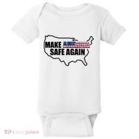 Make America Safe Again Flag Baby Bodysuit thumb 0