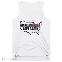 Make America Safe Again Flag Tank Top thumb 0