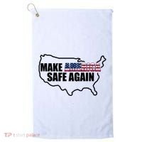 Make America Safe Again Flag Golf Towel thumb 0