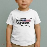 Make America Safe Again Flag Toddler T-Shirt thumb 2