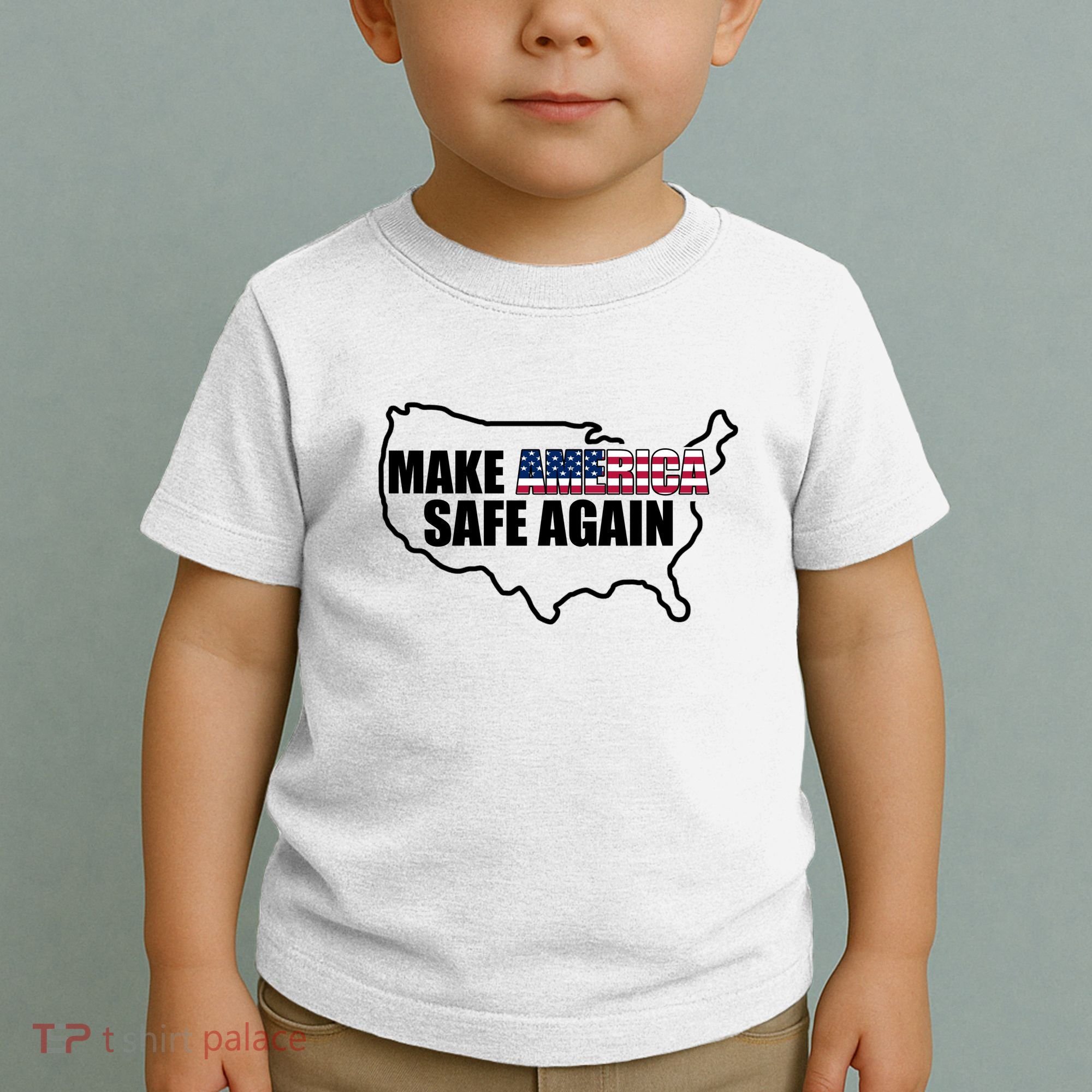 Make America Safe Again Flag Toddler T-Shirt