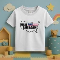 Make America Safe Again Flag Toddler T-Shirt thumb 3