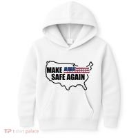 Make America Safe Again Flag Kids Hoodie thumb 0