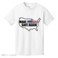 Make America Safe Again Flag Kids T-Shirt thumb 0