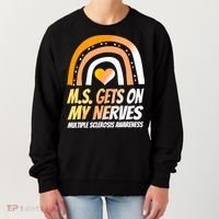 MS Awareness Shirts Multiple Sclerosis Wear Orange Women's Sweatshirt thumb 0