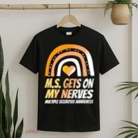 MS Awareness Shirts Multiple Sclerosis Wear Orange T-Shirt thumb 2