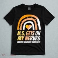 MS Awareness Shirts Multiple Sclerosis Wear Orange T-Shirt thumb 5