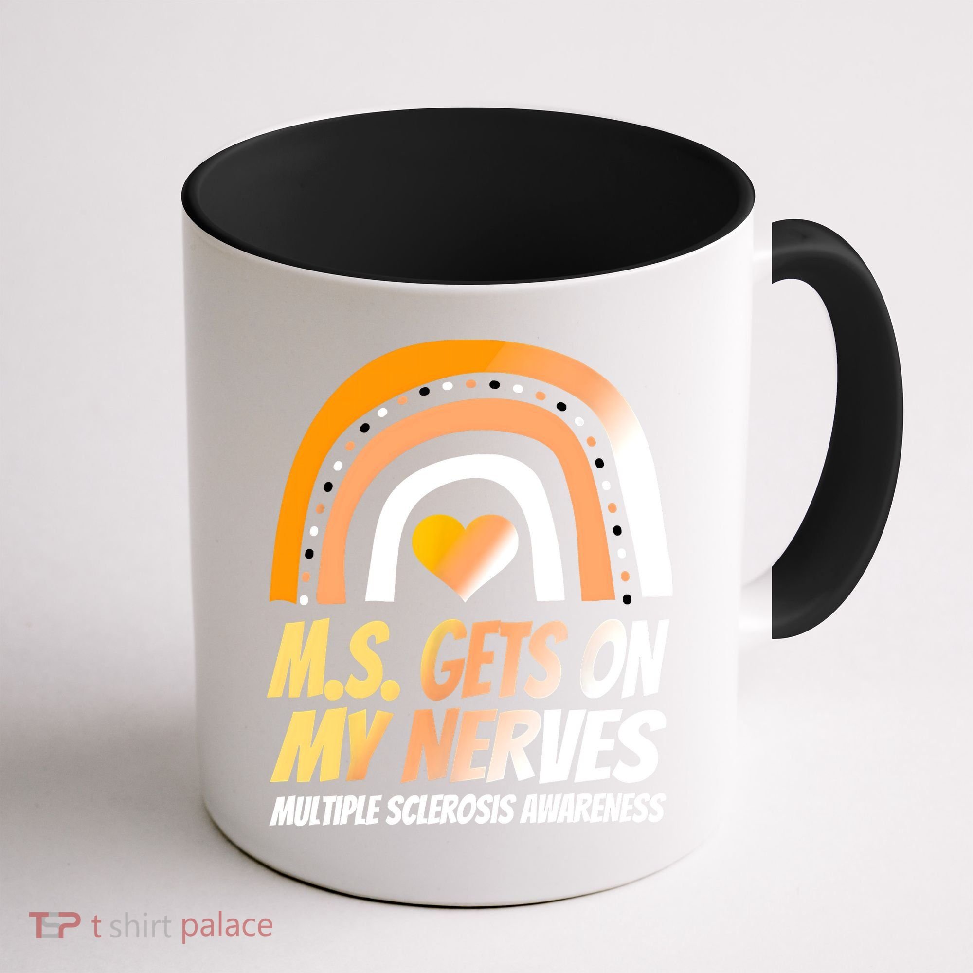 MS Awareness Shirts Multiple Sclerosis Wear Orange Coffee Mug
