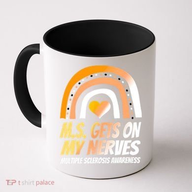 MS Awareness Shirts Multiple Sclerosis Wear Orange Coffee Mug