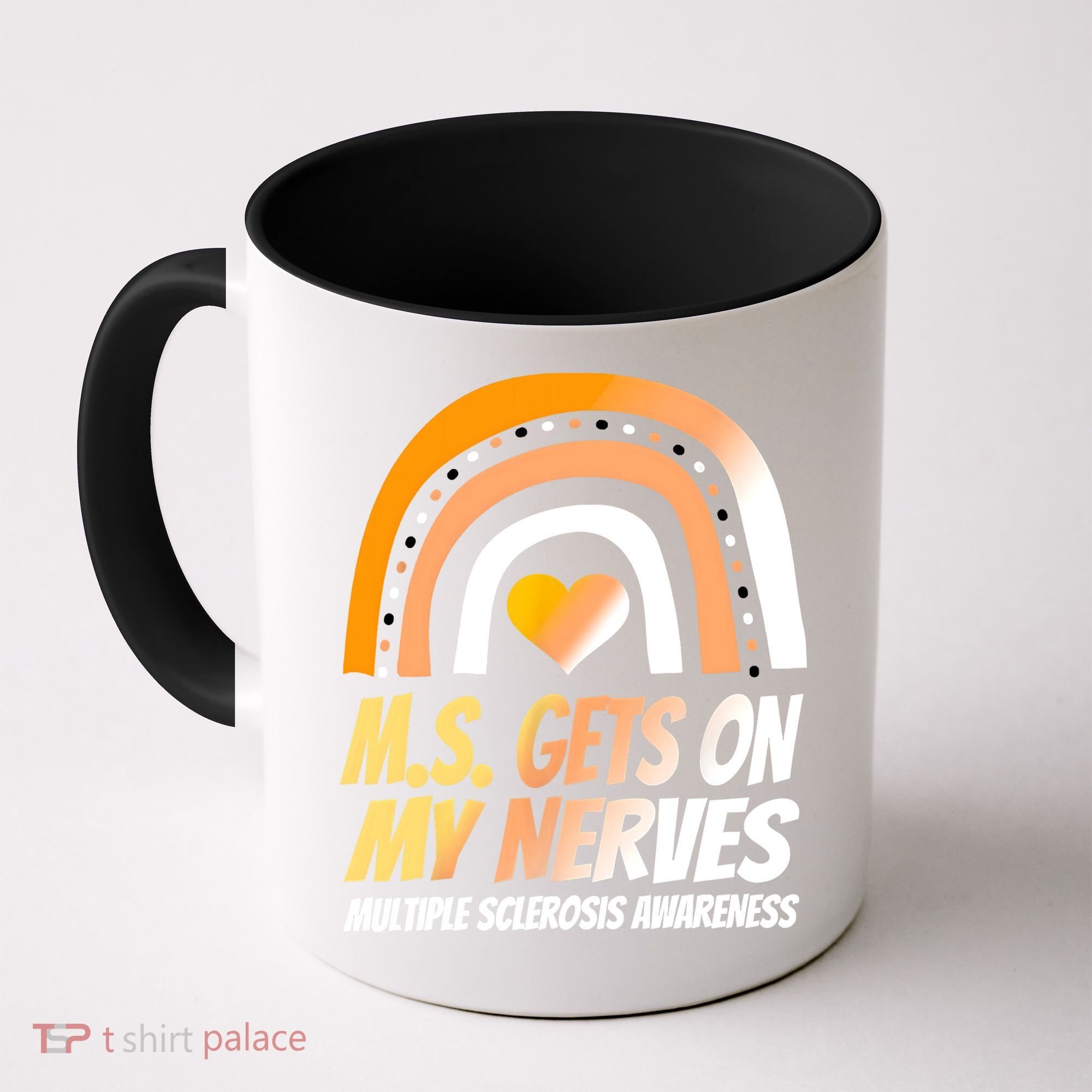 MS Awareness Shirts Multiple Sclerosis Wear Orange Coffee Mug