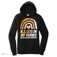 MS Awareness Shirts Multiple Sclerosis Wear Orange Women's Hoodie thumb 0