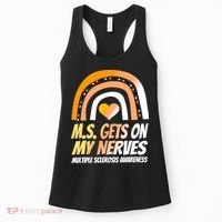 MS Awareness Shirts Multiple Sclerosis Wear Orange Women's Tank Top thumb 0