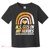 MS Awareness Shirts Multiple Sclerosis Wear Orange Toddler T-Shirt thumb 0