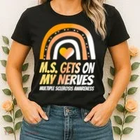 MS Awareness Shirts Multiple Sclerosis Wear Orange Women's T-Shirt thumb 2