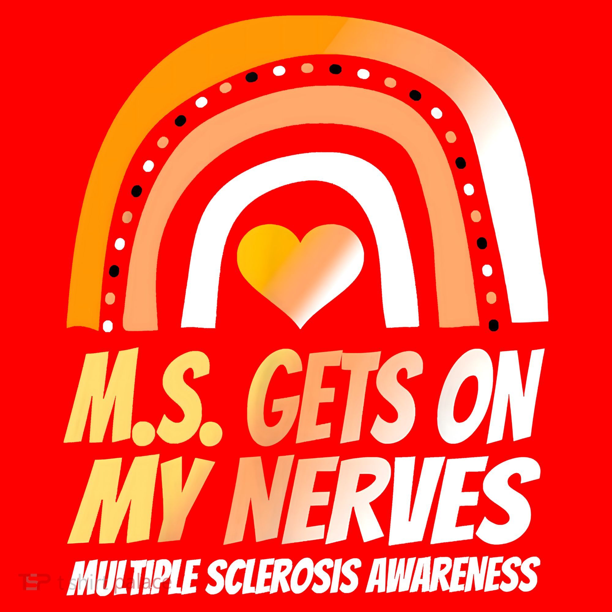 MS Awareness Shirts Multiple Sclerosis Wear Orange Santa Hat