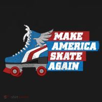 Make America Skate Again Red White And Blue Distressed Gift Pajama Set thumb 2