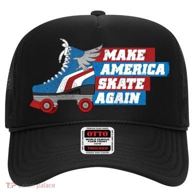 Make America Skate Again Red White And Blue Distressed Gift Hat