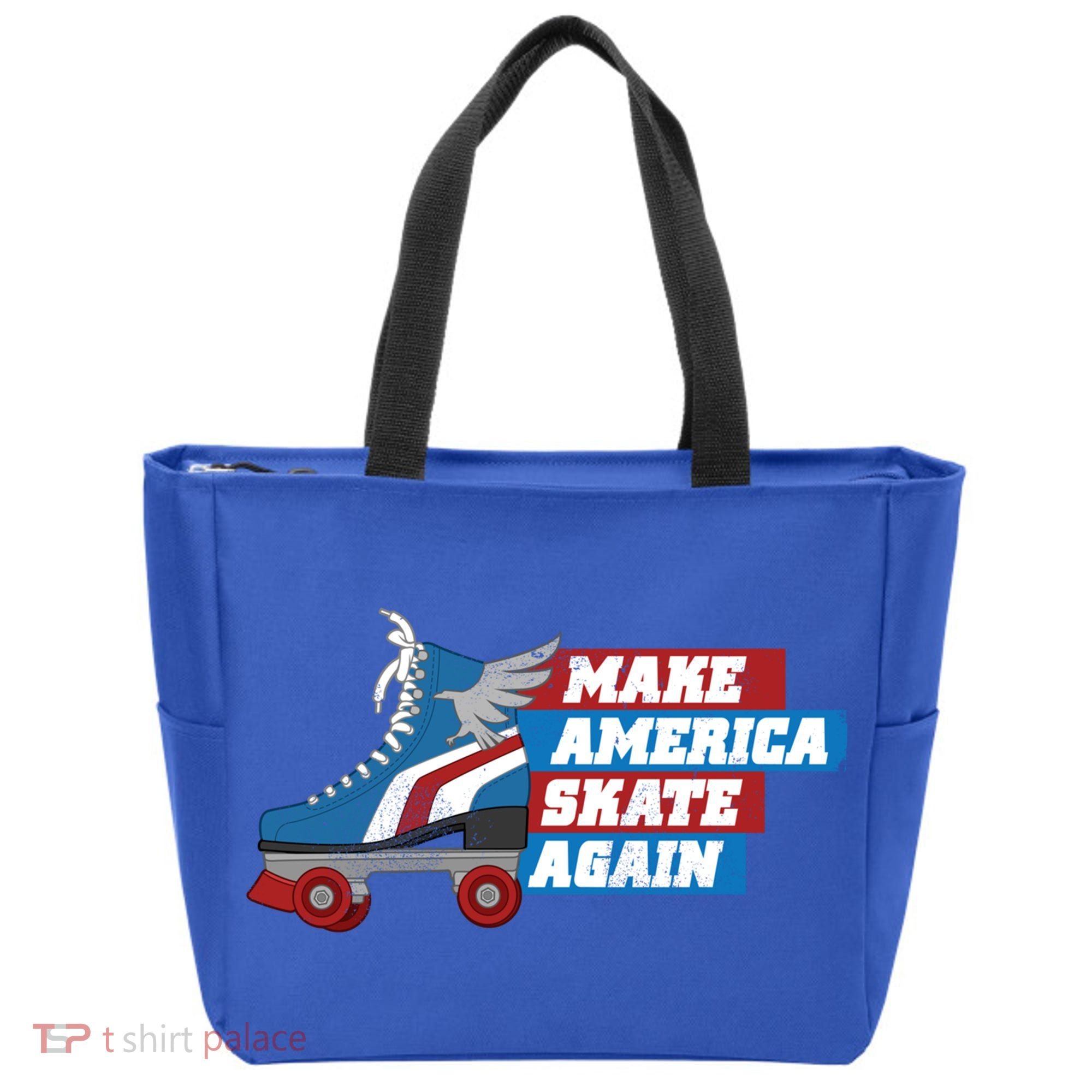 Make America Skate Again Red White And Blue Distressed Gift Tote Bag