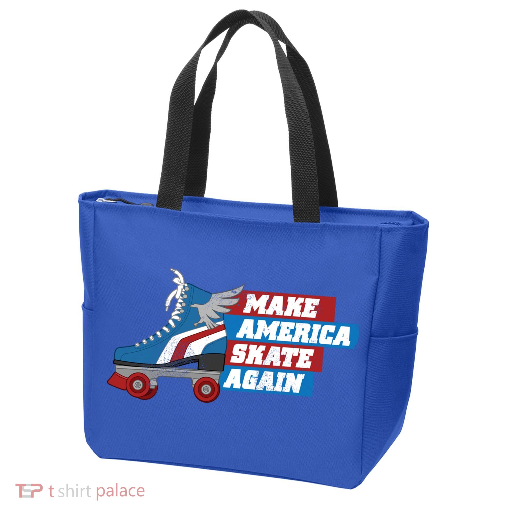 Make America Skate Again Red White And Blue Distressed Gift Tote Bag