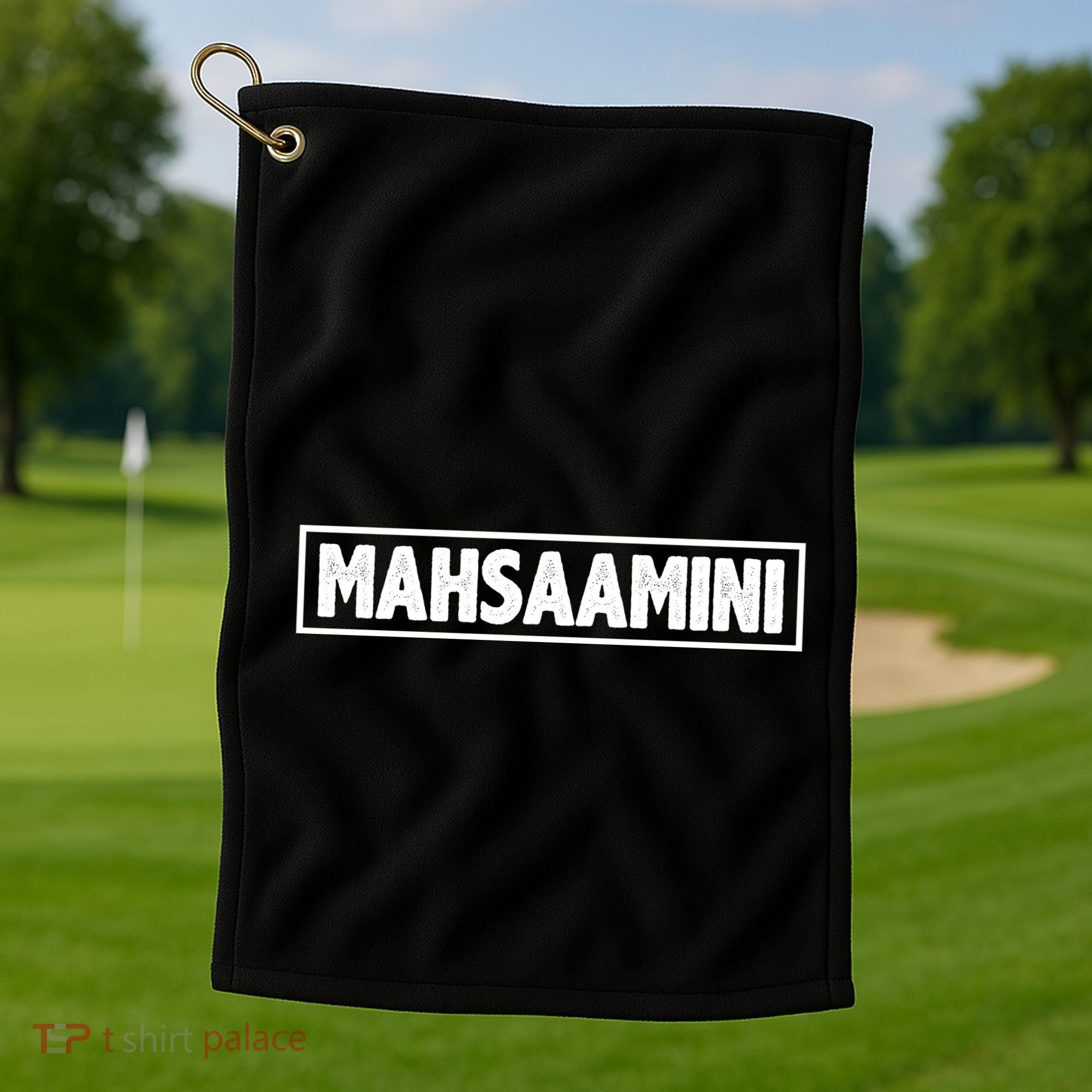 Masha Amini Support Golf Towel