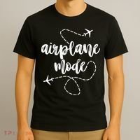 Mode Airplane Summer Vacation Travel Airplane T-Shirt thumb 3