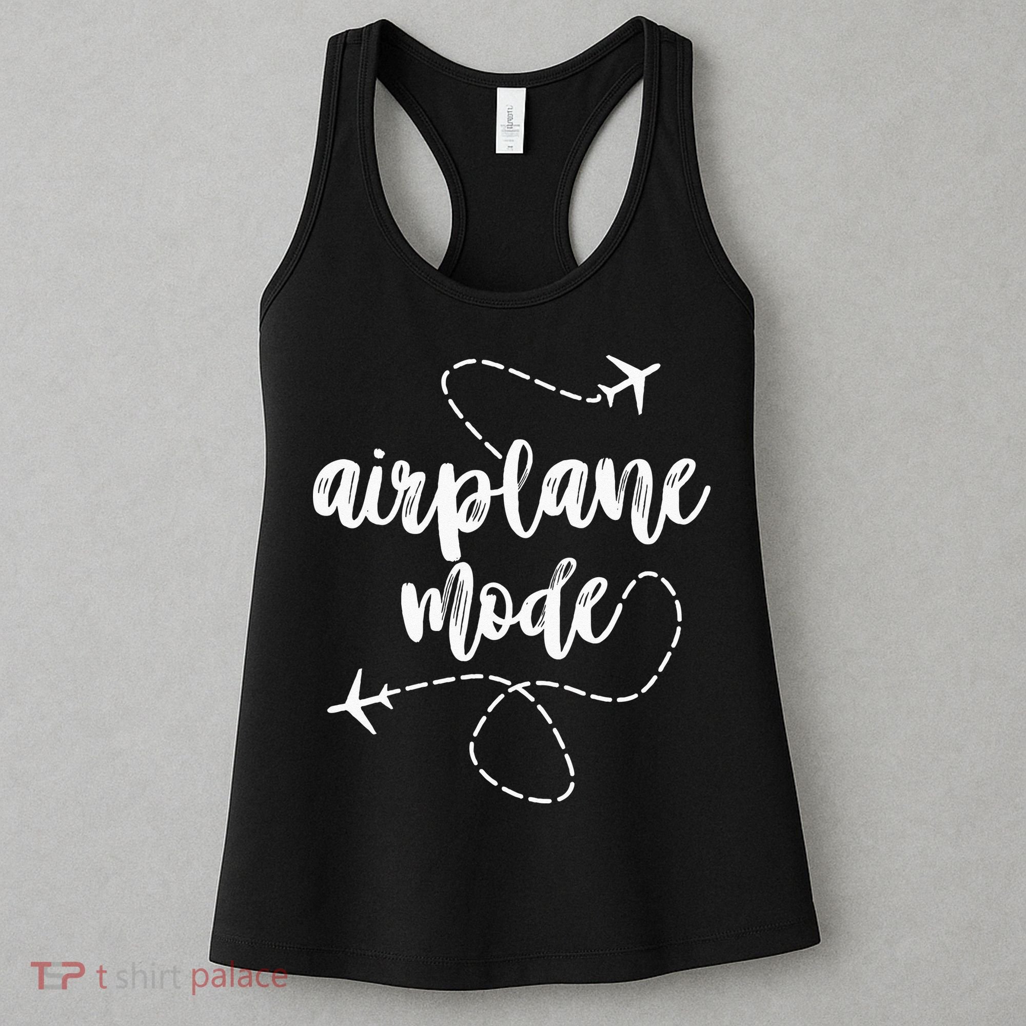 Mode Airplane Summer Vacation Travel Airplane Women's Tank Top