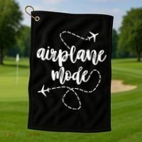 Mode Airplane Summer Vacation Travel Airplane Golf Towel thumb 1