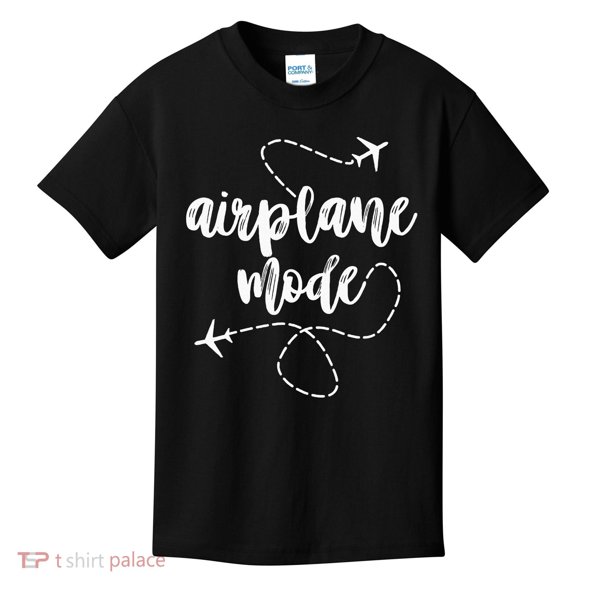 Mode Airplane Summer Vacation Travel Airplane Kids T-Shirt