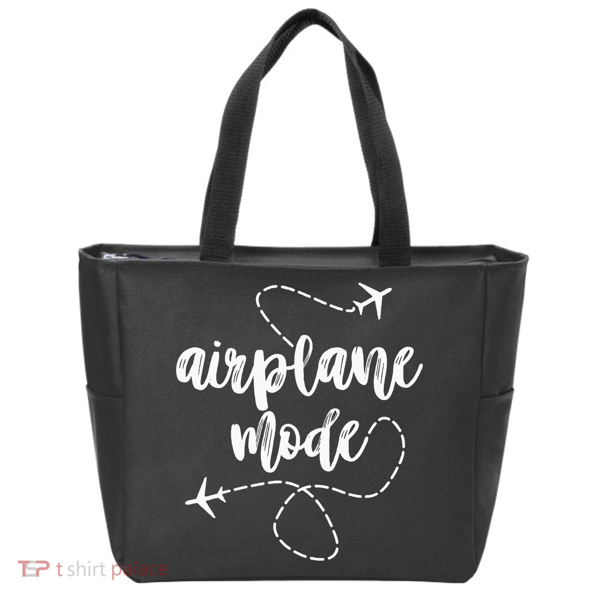 Mode Airplane Summer Vacation Travel Airplane Tote Bag